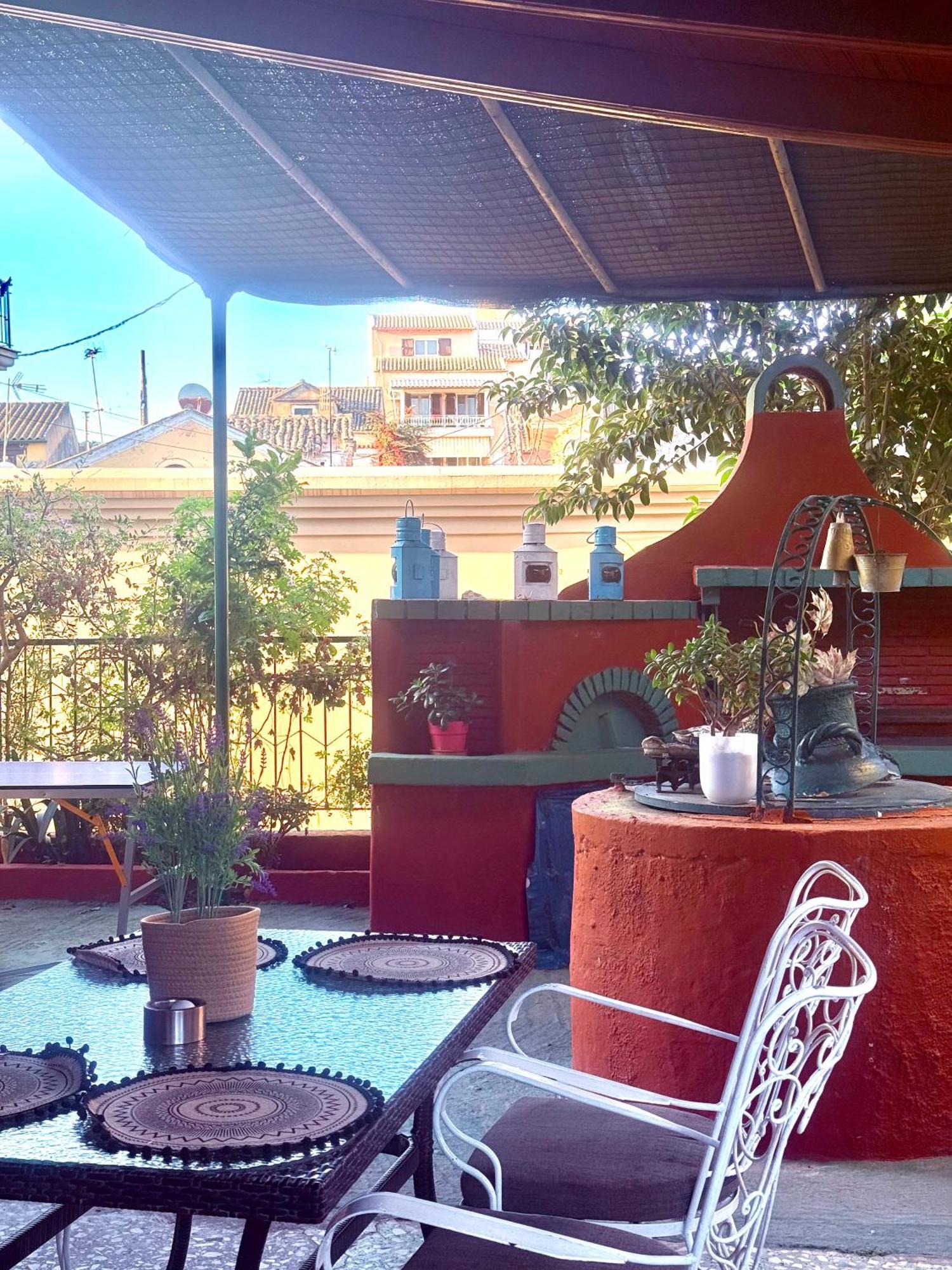 Fay'S Barbeque Garden House -Family Activities Corfu Port Apartment Ngoại thất bức ảnh